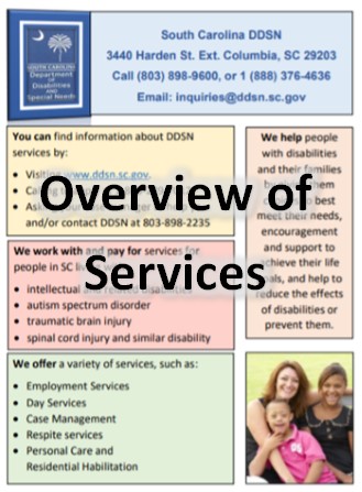 Screenshot of the Overview of Services flyer.  Opens overview Of Services (PDF)