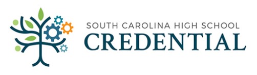 Logo showing a graphical tree.  Opens South Carolina High School Credential web page.