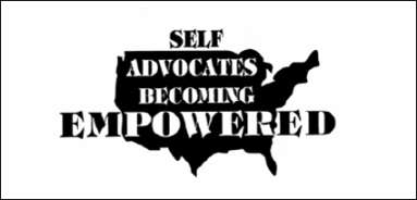 Self Advocates Becoming Empowered (SABE) Logo