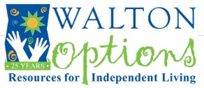 Walton Options logo (hands reaching to sun).  Opens Walton Options Youth Services web page.